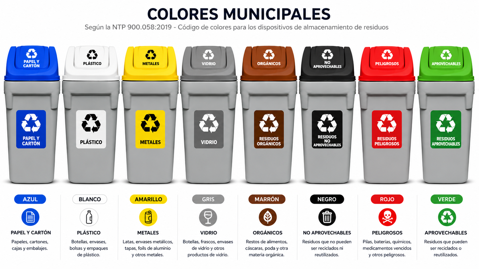 Colores disponibles